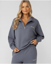 Lorna Jane - Streamline Quarter Zip Sweat