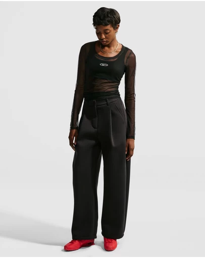 Nike - Nike Sportswear Slim Long-Sleeve Sheer Top