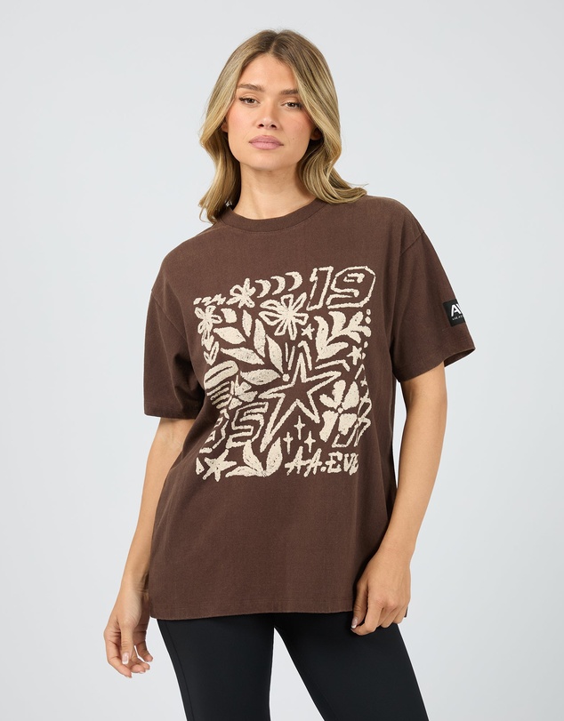 All About Eve - Centered Relaxed Tee Brown