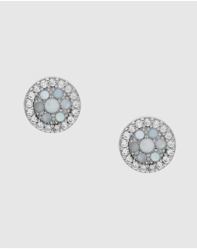 Fossil - Sterling Silver-Tone Earring