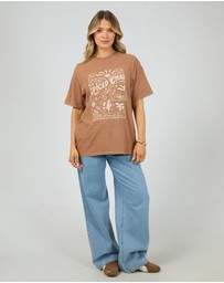 All About Eve - Nahla Relaxed Tee Cinnimon