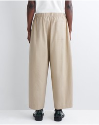 COS - Cotton Cropped Relaxed-Fit Barrel Leg Trousers