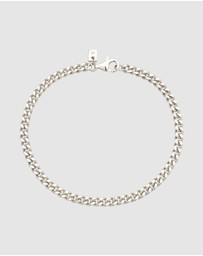 Kuzzoi - ICONIC EXCLUSIVE - Bracelet Male Big Curb Chain 925 Sterling Silver