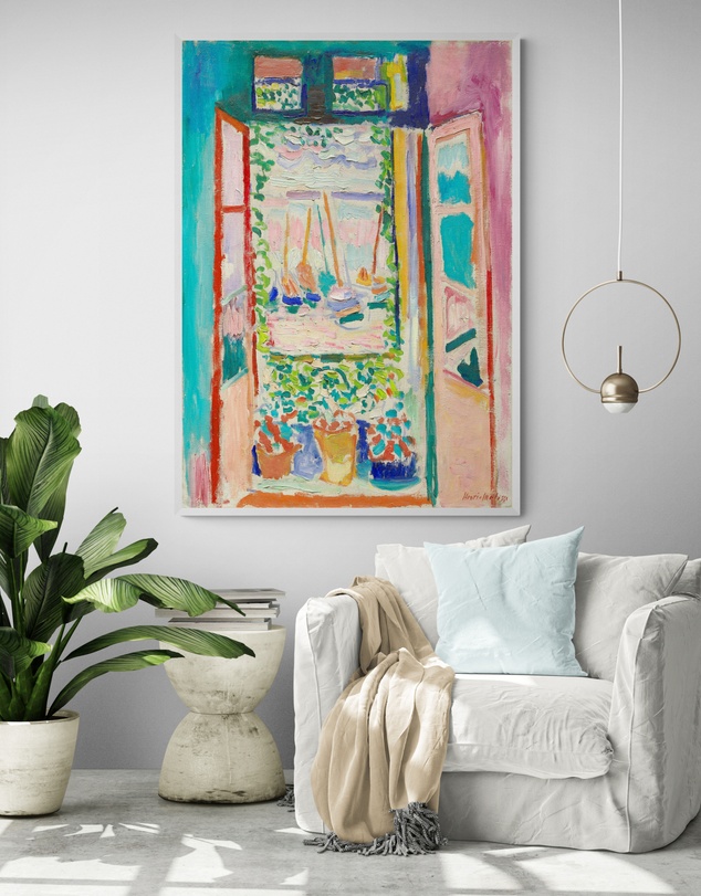 Inka Arthouse - Open Window 1905 by Henri Matisse Art Print