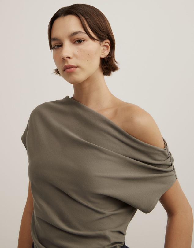Witchery - Asymmetric Draped T-shirt