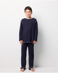 Wanderluxe Sleepwear - Jones TENCEL™ Modal Long Top & Long Pants (Boys)