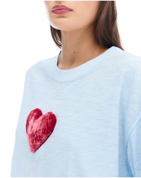 THE TALES - We Love Velvet Heart Street Tee