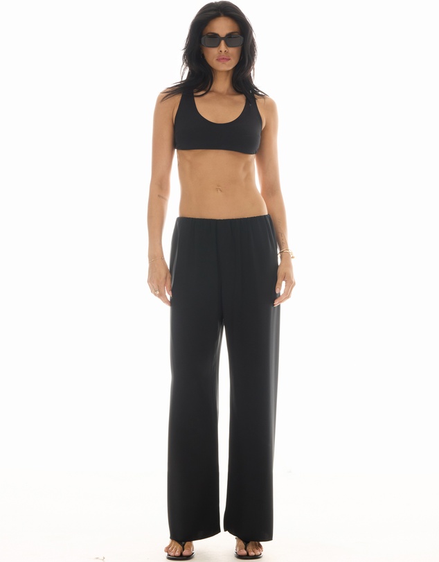 THE TALES - Waterfall Waist Satin Pants