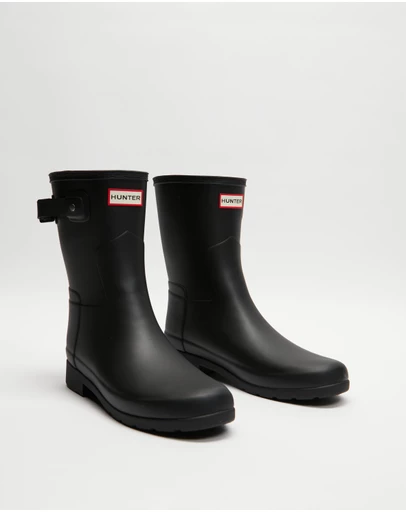 Hunter - Refined Short Wellington Boots - Women's