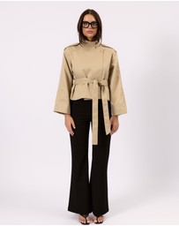 Style Addict - Cropped Trench