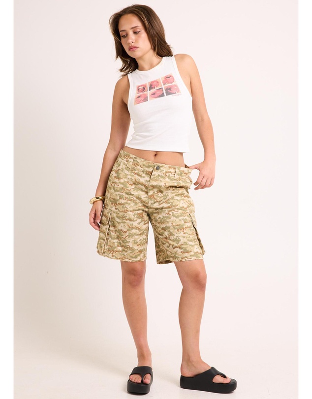 Insight - Darcy Camo Cargo Jorts