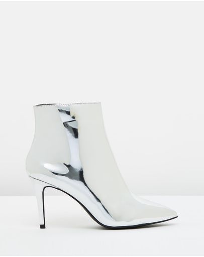 Silver Mirror Metallic PU