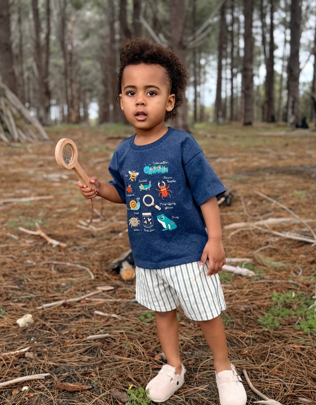 Purebaby - Bugs Relaxed Tee- Kids-Babies