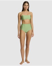 JETS - Mattala Geo High Waist Bikini Bottom