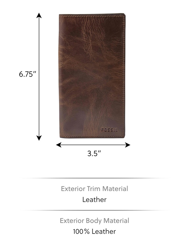 Fossil - Derrick Dark Brown Bifold Wallet