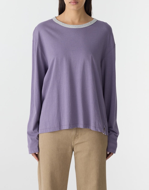 Bassike - Boyfriend LS T-Shirt