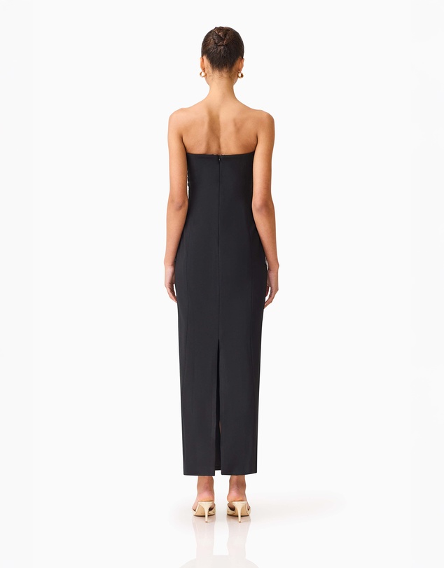 Elliatt - Mira Strapless Gown in Black
