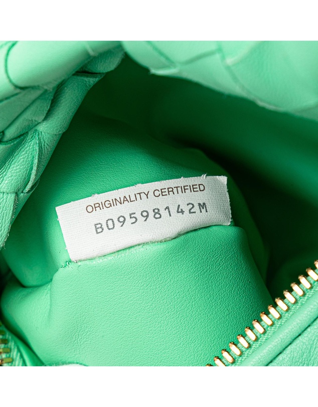 Pre-Loved by Azura Reborn - Pre-Loved bottega veneta Woven Leather Top Handle Bag Knotted Detail Stylish Handbag
