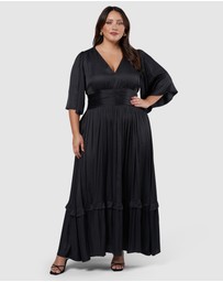 Pink Dusk by Curve Project - Work It Maxi Dress