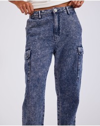 ONE TEASPOON - Purple Rain Cargo Motion Denim Jeans