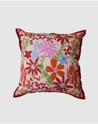 Mosey Me - Winter Garden Square Cushion Cover