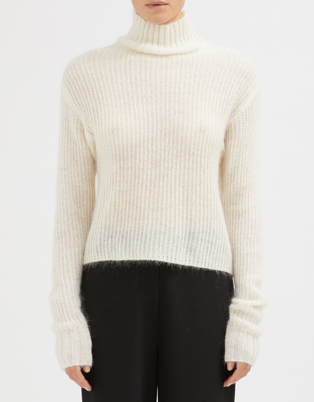 FRIEND of AUDREY - The Mohair-Wool High Neck Knit