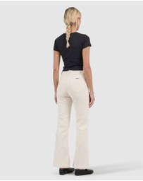 Rolla's - Eastcoast Flare Jean - Ivory Cord