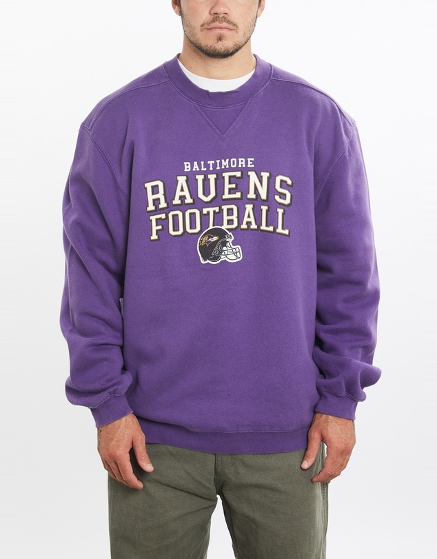 Vintage by The Real Deal - Pre Loved - Vintage NFL Baltimore Ravens Sweatshirt