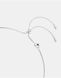 Swarovski - Constella Necklace, Crystal Pearl, Round Cuts, White, Rhodium Plated