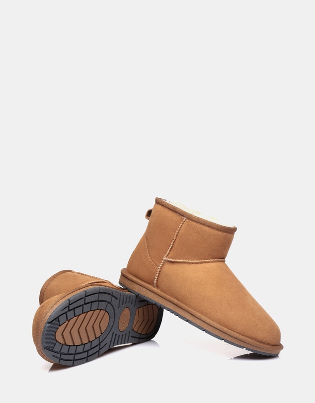 EVERAU - Australian Shepherd Ugg Mini Classic Suede Cow Suede Upper UGG Boots