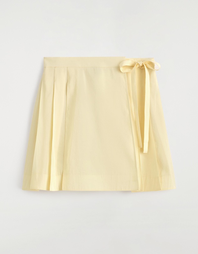 COS - Pleated Mini Wrap Skirt