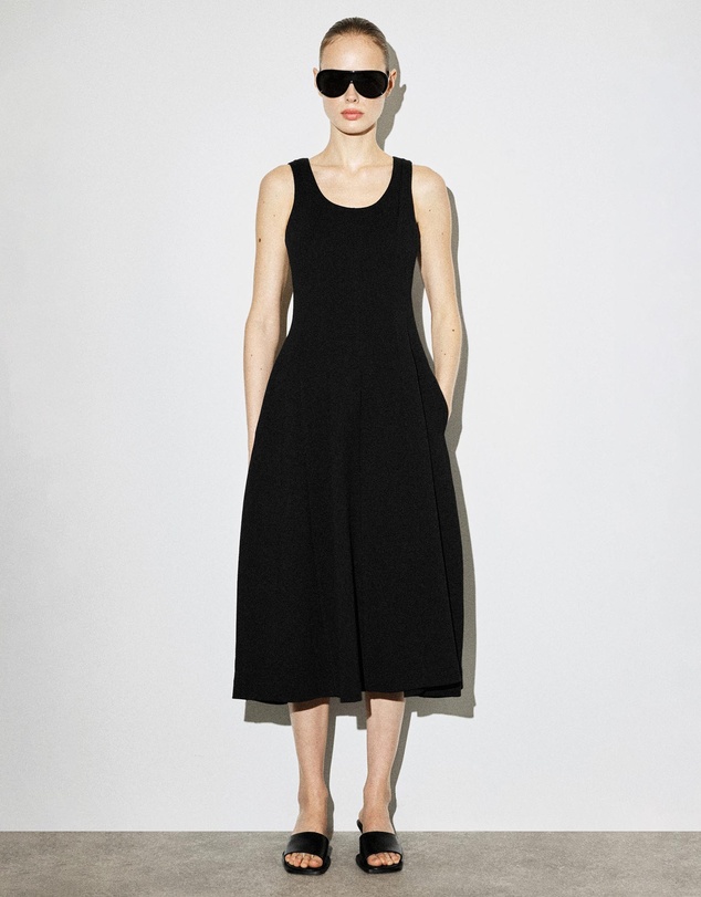 COS - Sculpted Cotton Midi Dress