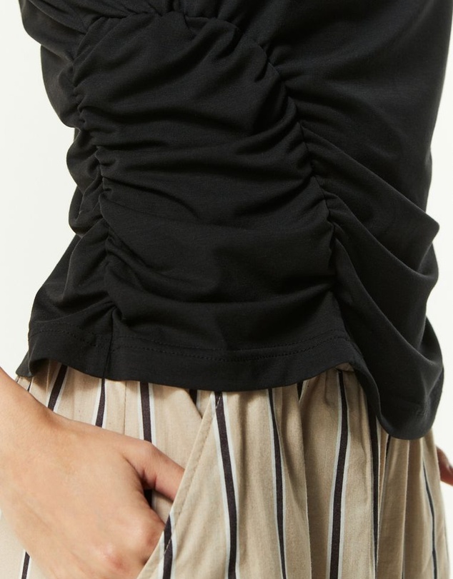 NEXT - Ruched Cap Sleeve Top