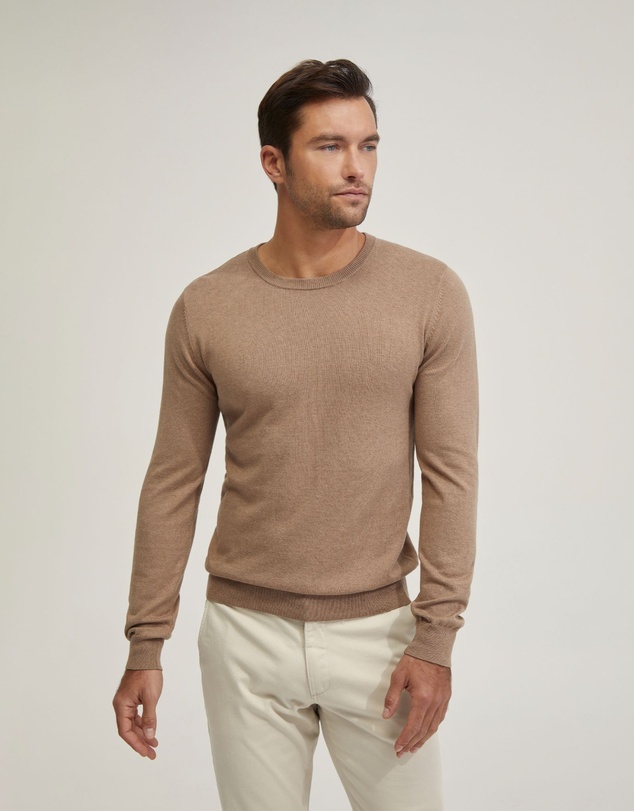 Oxford - Basic Crew Neck Cashmere Blend Top