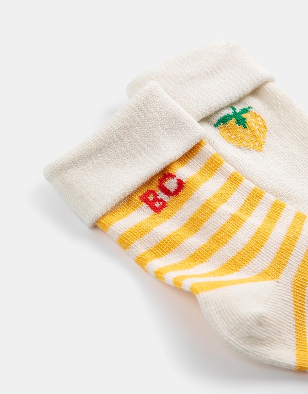 Bobo Choses - 2-Pack Pixel Strawberry Short Socks - Babies