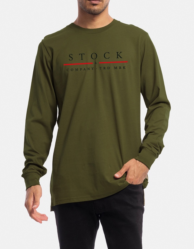 Stock & Co. - Red Line Long Sleeve Tee