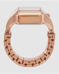 Fossil - Raquel Ring Rose Gold Tone Analogue Watch