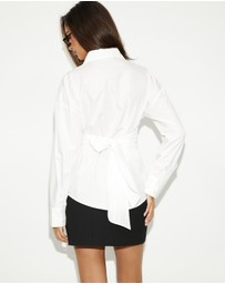 Dazie - Saffron Wrap Shirt