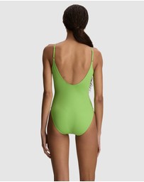 Polo Ralph Lauren - Kennedy Spaghetti Strap One-Piece Swimsuit