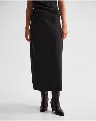 Oxford - Leonie Cashmere Blend Knitted Skirt