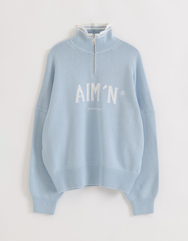 Aim'n - College Knitted Half Zip
