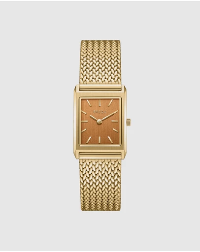 Breda - Virgil Tethered Metal Mesh Watch, 20MM