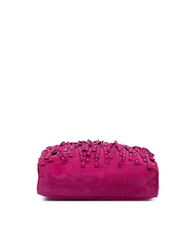 Pre-Loved by Azura Reborn - Pre-Loved chanel Embellished Suede Tote Bag with Fringe Details