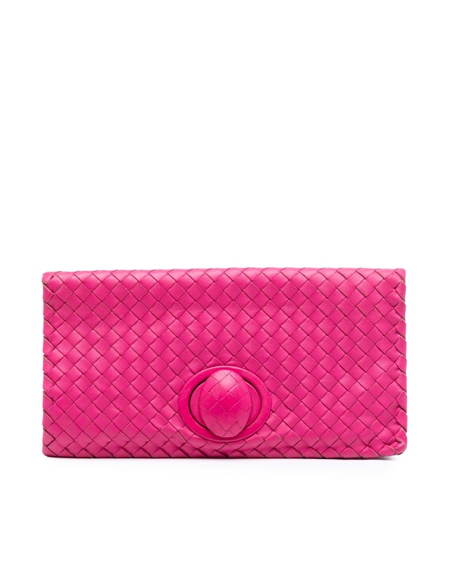 Pre-Loved by Azura Reborn - Pre-Loved Nappa Intrecciato Turn Lock Clutch