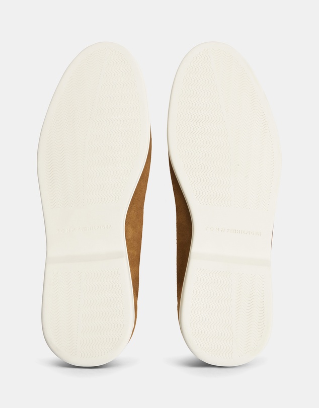 Tommy Hilfiger - Malko Light Suede Flag Hardware Loafers - Men's