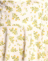 Petal & Pup - Thornton Mini Dress - Yellow Floral