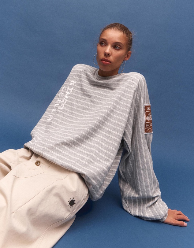 KINGA CSILLA - Smoke Stripe Med Jumper