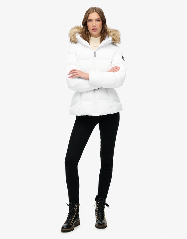 Superdry - Slim Fit Fuji Belted Puffer