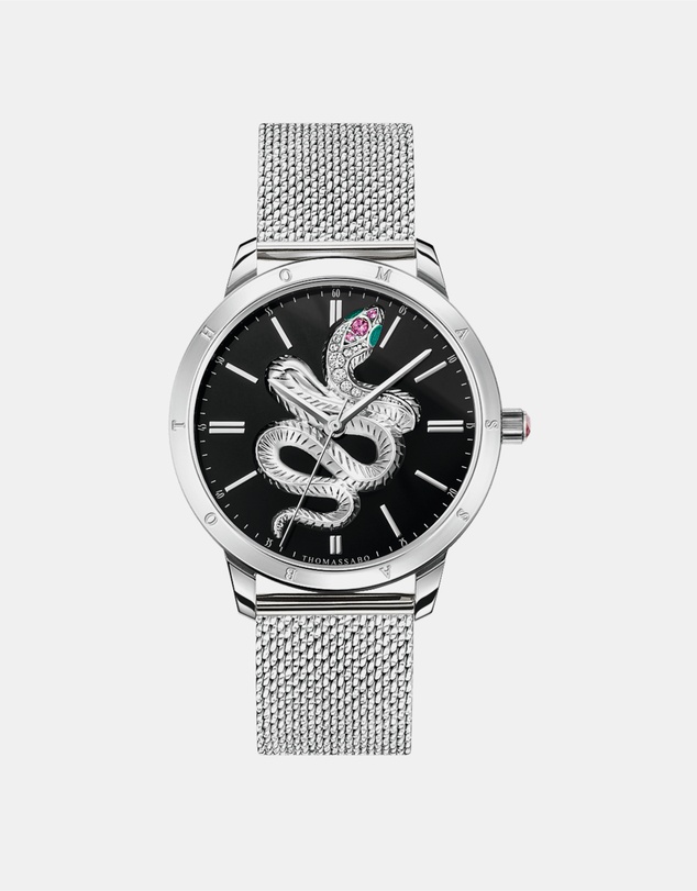 THOMAS SABO - Women's Watch Snake In 3D Optics Silver