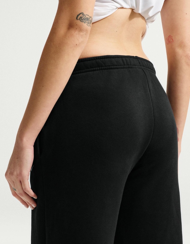 Nike - Studio Fleece Medium Weight Mid-Rise Wide-Leg Pants